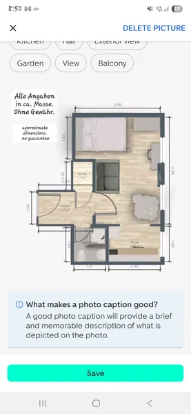 750 € - 29 m² - 1.0 Zi. — photo 1